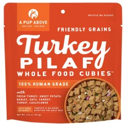 A Pup Above Cubies Friendly Grains Turkey Pilaf Air-Dried Dog Food - 2.5 Oz - 10 Count