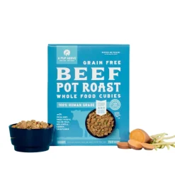 A Pup Above Cubies Grain-Free Pot Roast Beef Air-Dried Dog Food - 2 Lbs - 4 Count