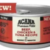 Acana Beef, Chicken + Tuna Recipe in Bone Broth Canned Cat Food - 3 Oz - Case of 24