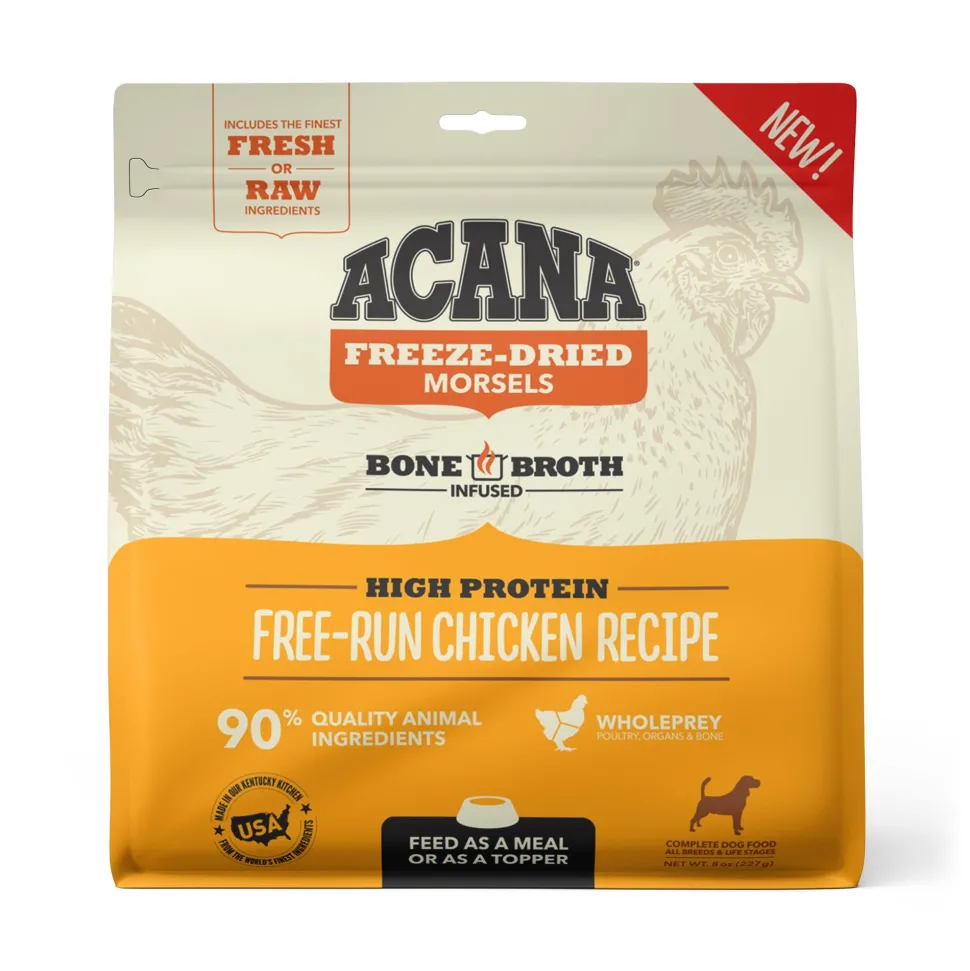 Acana 'Kentucky Dogstar Chicken' Morsels Free Freeze-Dried Dog Treats - Run Chicken Recipe