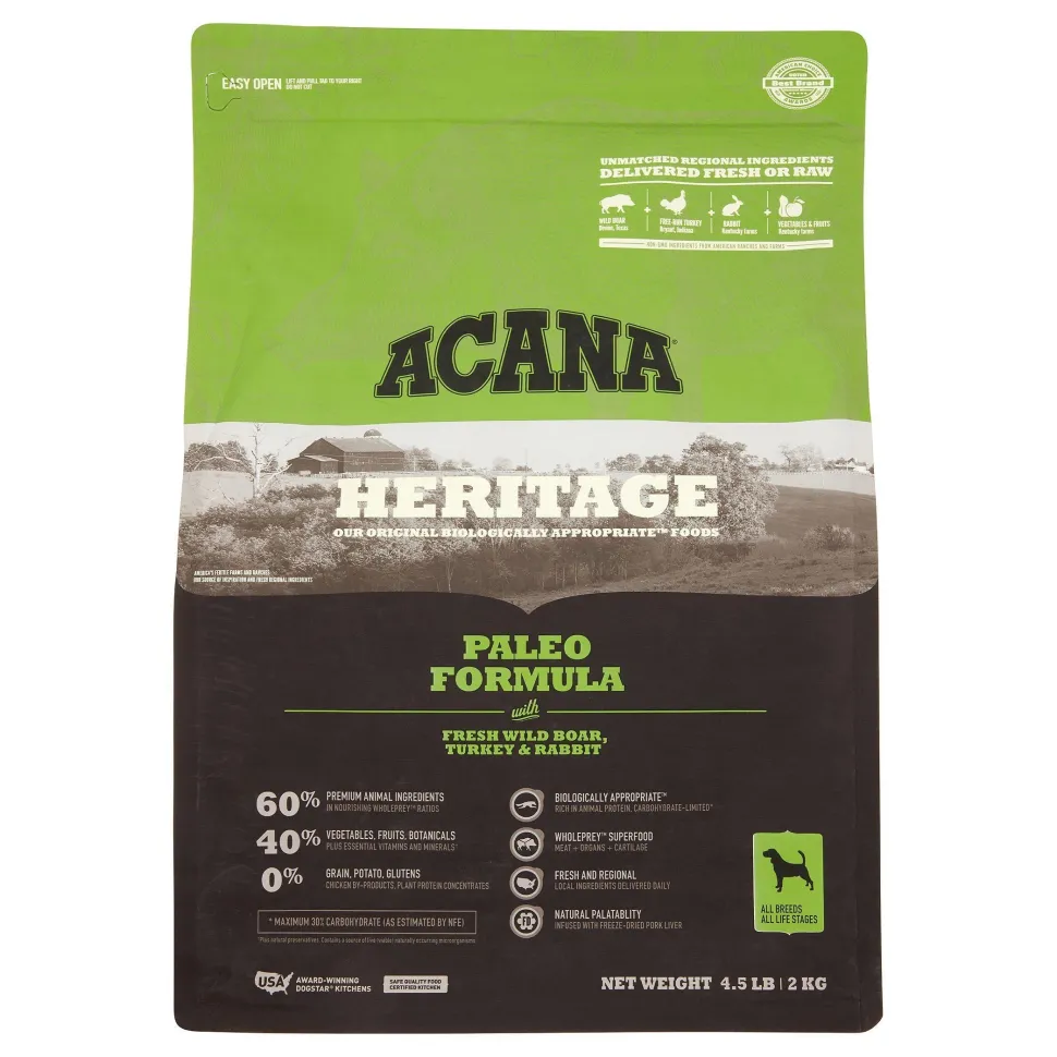 Acana 'Kentucky Dogstar Chicken' Paleo Dry Dog Food - 4.5 lb Bag