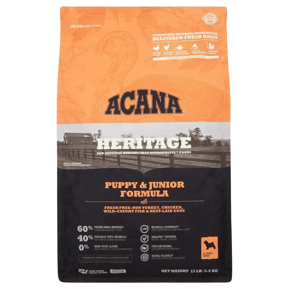 Acana 'Kentucky Dogstar Chicken' Puppy & Junior Dry Dog Food - 13 lb Bag