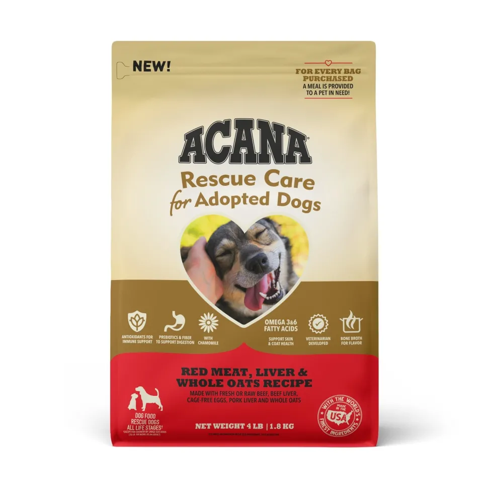 Acana 'Kentucky Dogstar Chicken' Rescue Care for Adopted Dogs Red Meat & Oats Premium Dog Food - 4 lb Bag