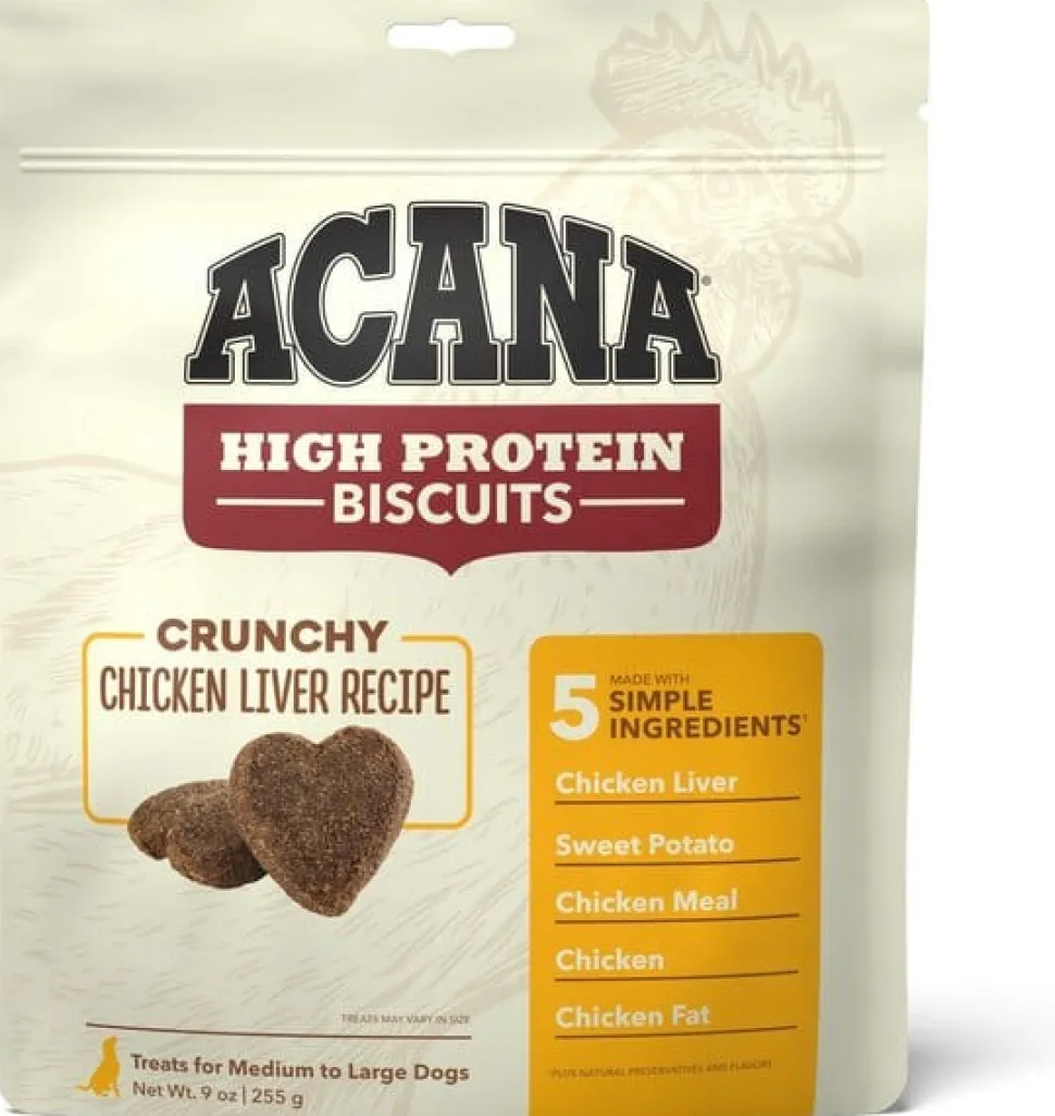 Acana 'Kentucky Dogstar Chicken' Pork Liver Recipe Large Crunchy Dog Biscuits - 9 oz Bag
