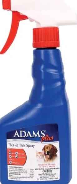 Adams Plus Flea and Tick Dog Spray - 16 Oz