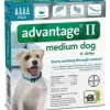 Advantage II Flea and Tick for Dogs - 11 - 20 Lbs - 4 Pack