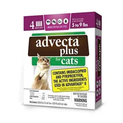 Advecta Ultra Plus Topical Flea and Tick for Cats - 5 - 9 Lbs - 4 Pack