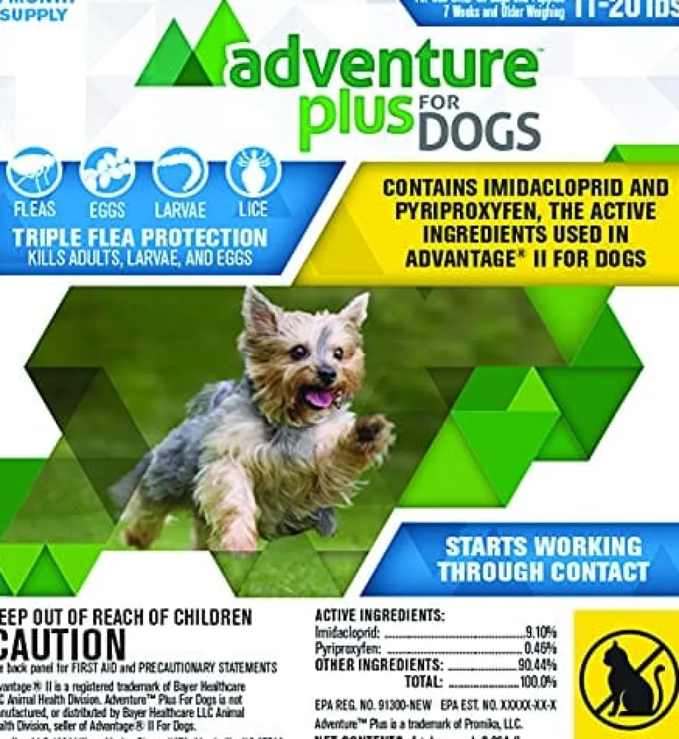 Adventure Plus Flea and Tick for Dogs - 11 - 20 Lbs - 4 Pack