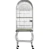 A&E Cage Company Economy Dome Top Bird Cage - Platinum - 20 X 20 X 58 In