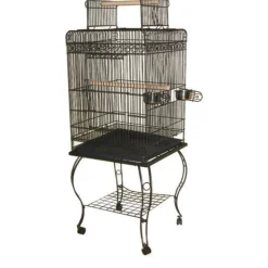 A&E Cage Company Economy Play Top Bird Cage - Platinum - 20 X 20 X 58 In