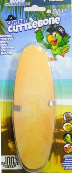 A&E Cage Company Flavored Bird Cuttlebone Treats - 6 In