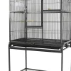 A&E Cage Company Flight Bird Cage with Stand - Black - 31 X 20 In