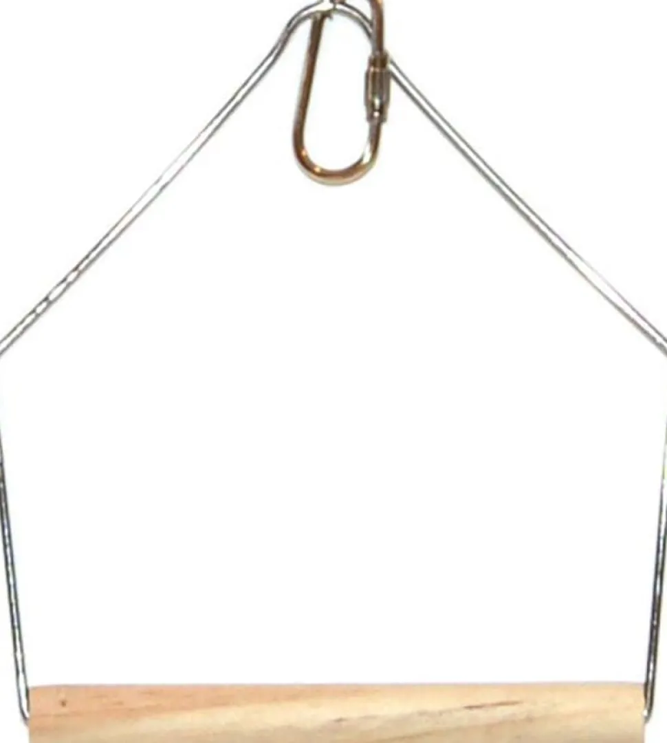 A&E Cage Company Happy Beaks Economy Bird Swing - 4 X 5 In