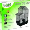 A&E Cage Company House Top Bird Cage In Retail Box - Black - 16 X 14 X 23 In