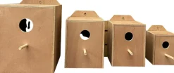 A&E Cage Company Nest Box Parakeet Long - 6.375 X 7.875 X 6.2