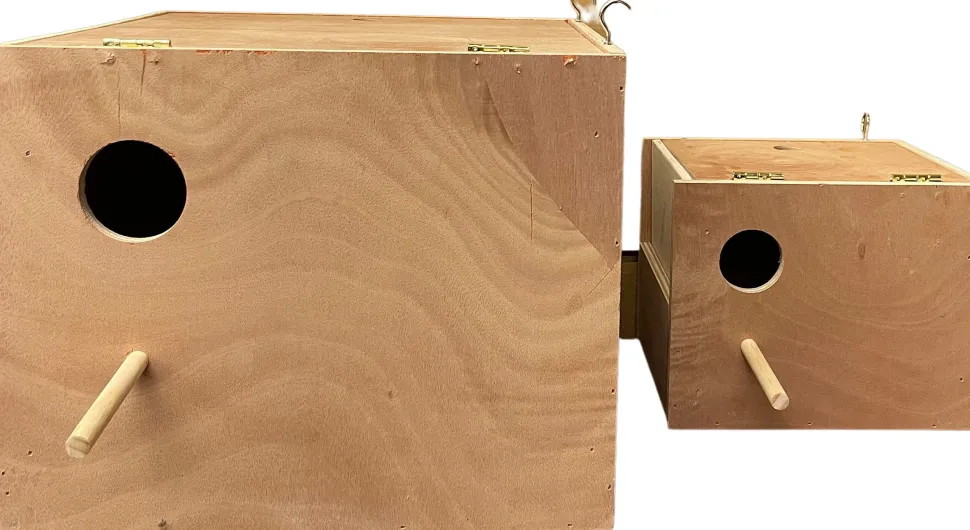 A&E Cage Company Nest Box Cockatiel Long - 11.5 X 12.25 X 9.87