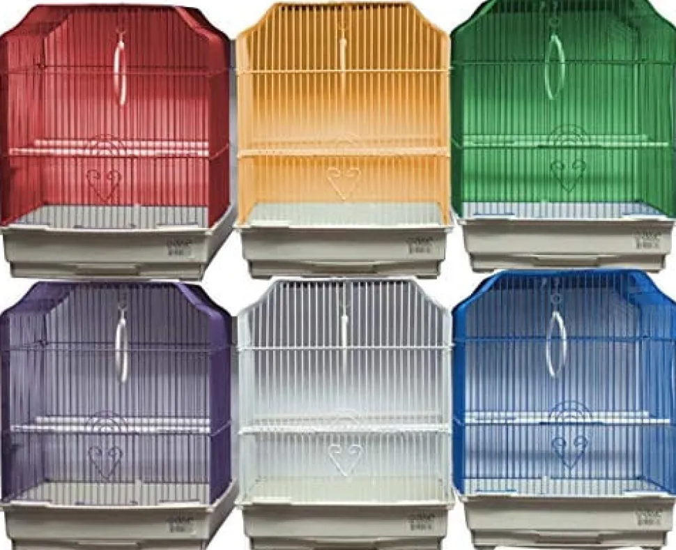 A&E Cage Company Ornate Bird Cage - Assorted - 12 X 9 In - 6 Pack