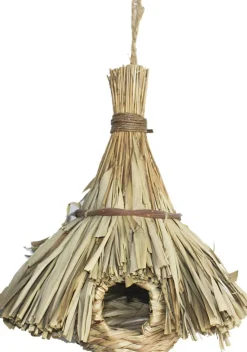A&E Cage Company Tiki Hut Nest for Finch - 7.87 X 7.87 X 9 In