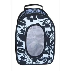 A&E Cage Company Voyager Soft Sided Travel Bird Carrier - Black - Large - 13.5 X 9 X 18.5