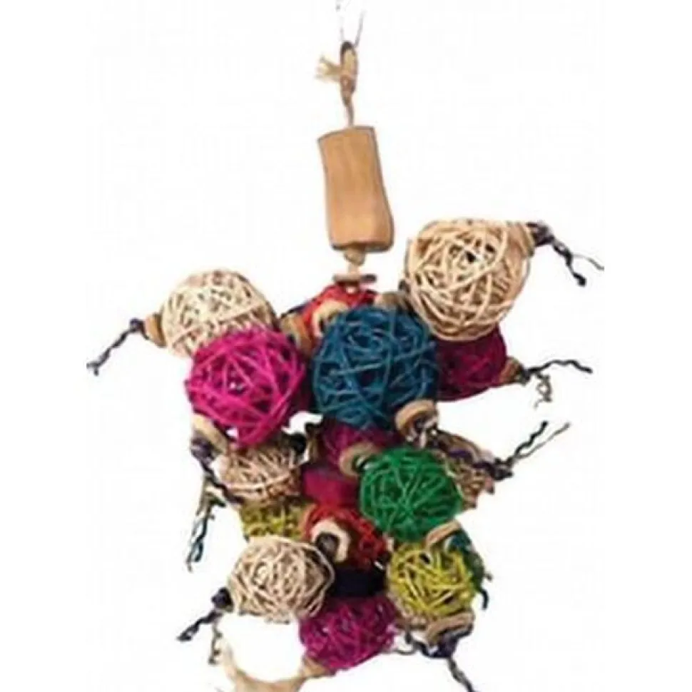 A&E Cage Happy Beaks Ball Thing Bird Toy - 10 X 14 In