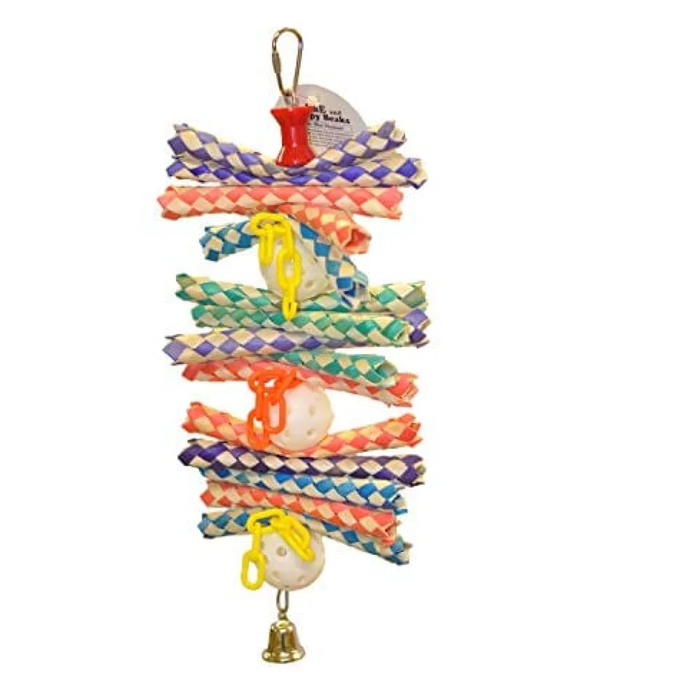 A&E Cage Happy Beaks Finger Stack Bird Toy - 12 X 6 X 2 In
