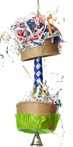 A&E Cage Happy Beaks Foraging Cupcakes Bird Toy - Small