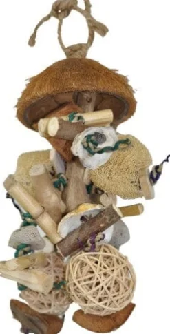 A&E Cage Happy Beaks Java Bush Bird Toy - 7 X 9 In