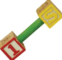 A&E Cage Happy Beaks Pumping Letters Foot Bird Toy -