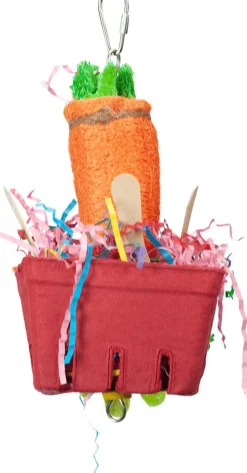 A&E Cage Happy Beaks The Veggie Basket Bird Toy - Medium