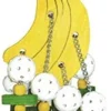 A&E Cage Happy Beaks Wooden Bananas Wood Bird Toy - 20 X 6.6 X 6.6 In