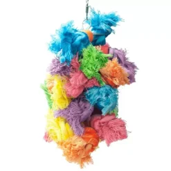 A&E Cage Happy Beaks Woolly Monster Bird Toy - Large