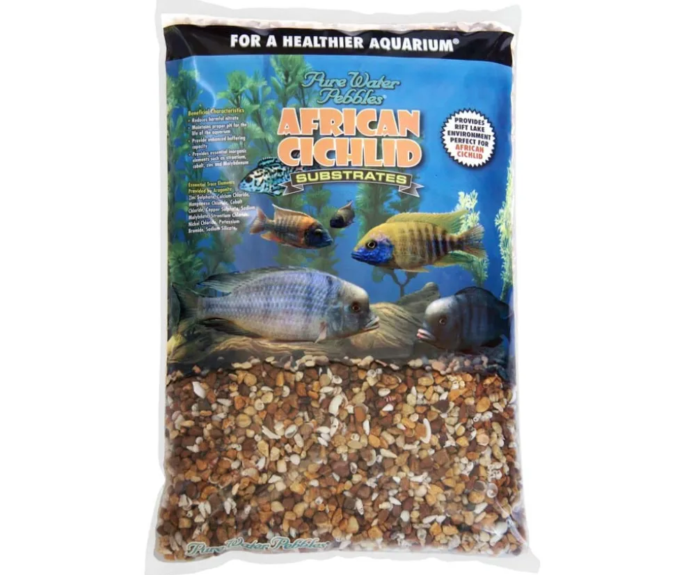 African Cichlid Substrates Malawi Mix Dry Aquarium Gravel - 20 lb - 2 Count