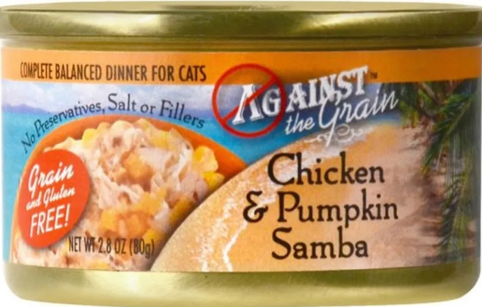 Against the Grain Chicken and Pumpkin Samba Canned Cat Food