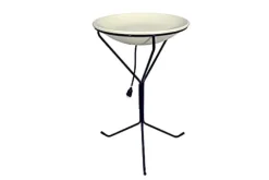 Allied Precision Heated Bird Bath with Stand - Beige - 20 In - 150 Watt