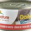 Almo Nature Cat Daily Complete Tuna Dinner with Salmon in Broth Canned Cat Food - 2.47 oz Cans - Case of 24