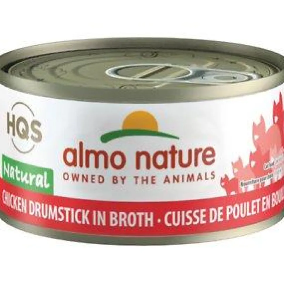 Almo Nature Chicken Drumstick Canned Cat Food - 2.47 oz Cans - Case of 24