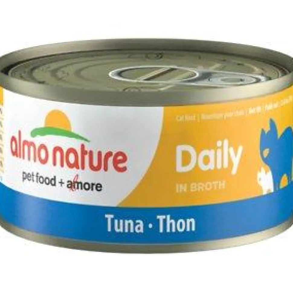 Almo Nature Daily Cat Tuna Canned Cat Food- 2.47 oz Cans - Case of 24