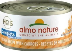 Almo Nature HQS Complete Chicken with Carrot in Gravy Canned Cat Food - 2.47 oz Cans - Case of 24
