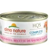 Almo Nature HQS Complete Salmon and Papaya in Gravy Canned Cat Food - 2.47 oz Cans - Case of 24