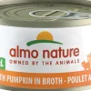Almo Nature HQS Natural Chicken w/Pumpkin in Broth Canned Cat Food - 5.29 Oz - Case of 24