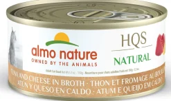 Almo Nature HQS Natural Tuna & Cheese in Broth Canned Cat Food - 5.29 Oz - Case of 24