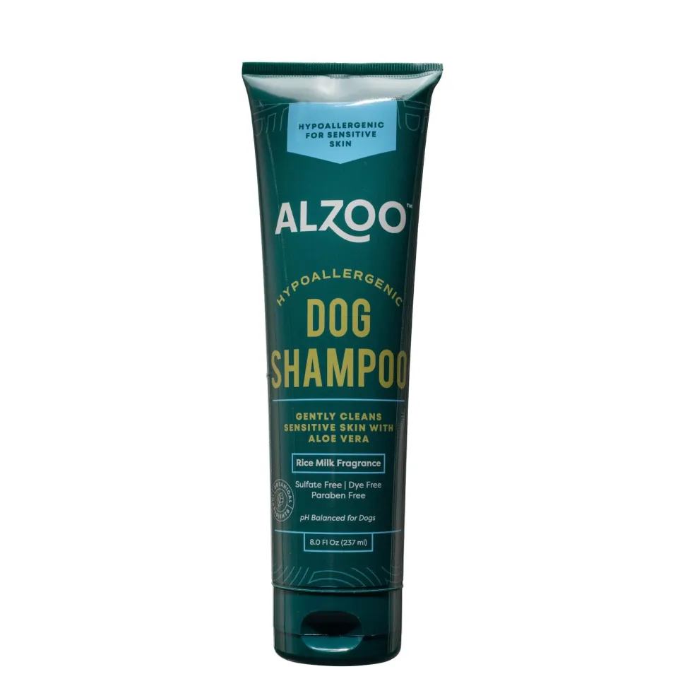 Alzoo Hypo-Allergenic 100% Plant Based Dog Shampoo - 8 Oz