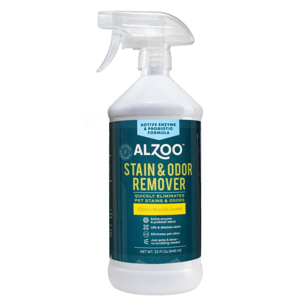 Alzoo Pee Be Gone Citrus and Vanilla Pet Stain and Odor Remover - 32 Oz