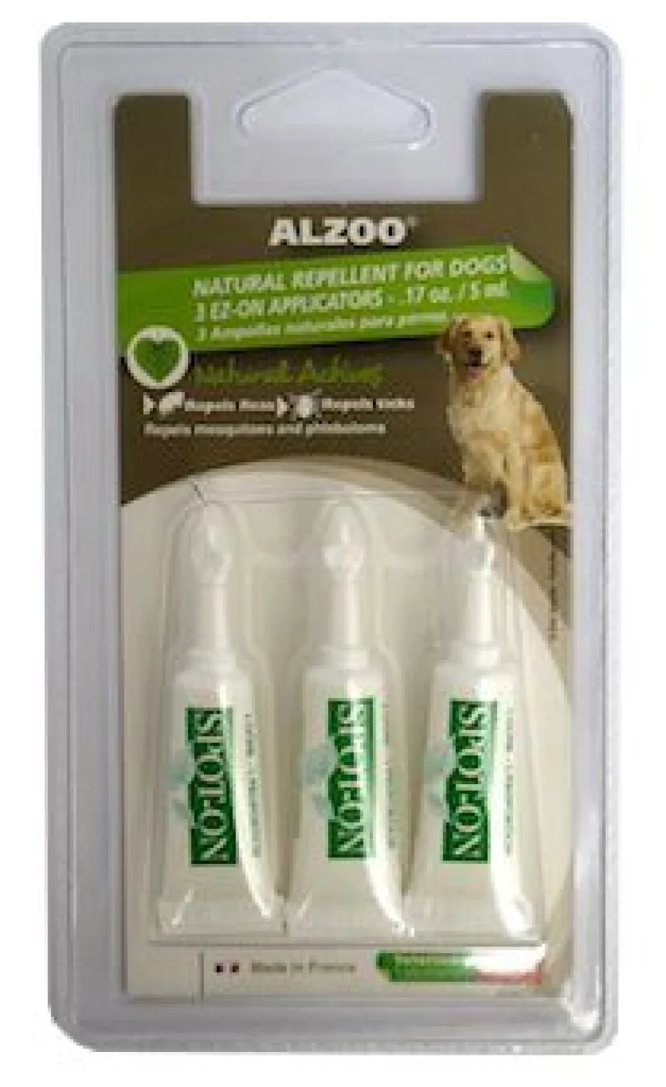 Alzoo Spot On Natural Flea and Tick Repellent for Dogs