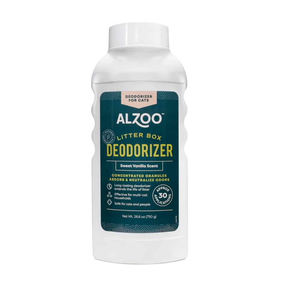 Alzoo Vanilla Cat Litter Deodorizer Spray - 26.6 Oz