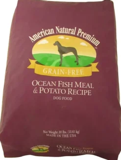 American Natural Grain Free Ocean Fish and Potato Dry Dog Food - 30 lb Bag