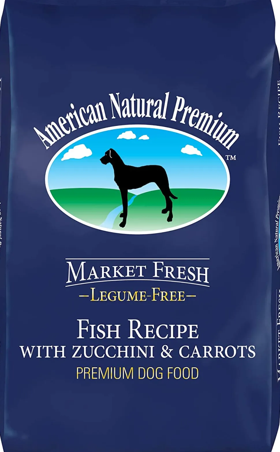 American Natural Market Fresh Legume Free Fish with Zucchini & Carrots Dry Dog Food - 33 lb Bag