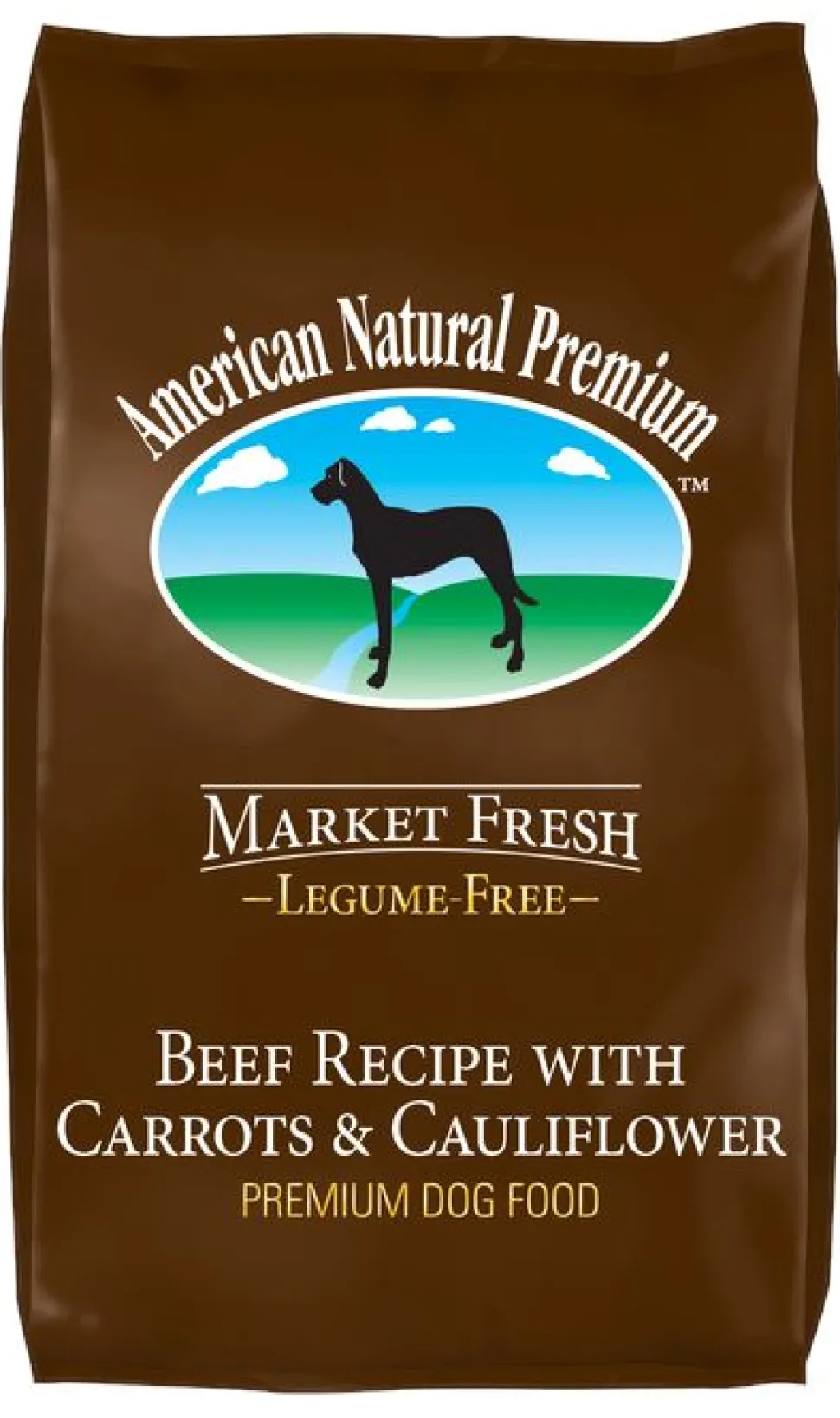 American Natural Market Fresh Legume Free Beef with Cauliflower & Carrots Dry Dog Food - 30 lb Bag