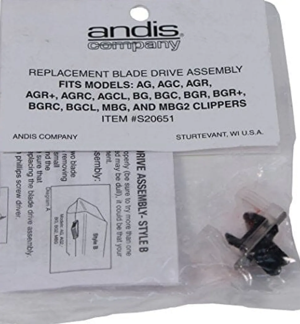 Andis Quad Pet Grooming Blade Drive Assembly - 3.5 X 2.5 X .5 In