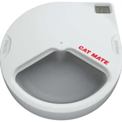 Ani Mate Automatic Digital Meal Feeder - White - 3 Meal Feeder